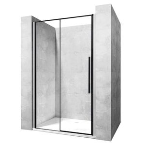 REA - Posuvné sprchové dvere Solar L/P 100 černé REA-K6512 vyobraziť