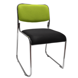 Konferenčná stolička BULUT Tempo Kondela Čierna / zelená vyobraziť