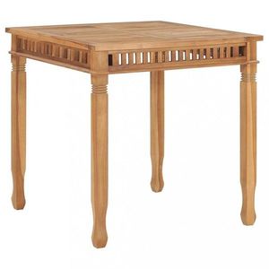 Záhradný jedálenský stôl 80x 80 cm teakové drevo Dekorhome vyobraziť
