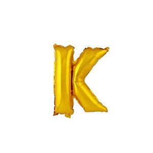 TORO Balónik písmenko "K" TORO 30cm zlatá vyobraziť