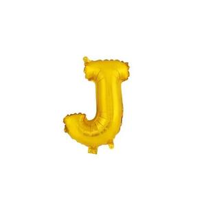 TORO Balónik písmenko "J" TORO 30cm zlatá vyobraziť