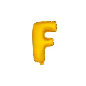 TORO Balónik písmenko "F" TORO 30cm zlatá vyobraziť