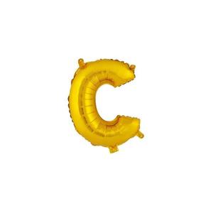 TORO Balónik písmenko "C" TORO 30cm zlatá vyobraziť
