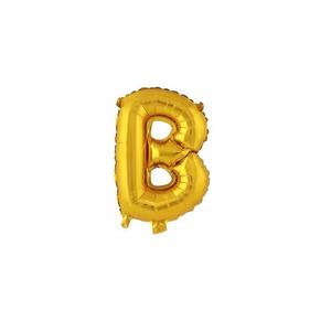 TORO Balónik písmenko "B" TORO 30cm zlatá vyobraziť
