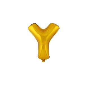 TORO Balónik písmenko "Y" TORO 30cm zlatá vyobraziť