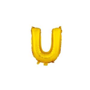 TORO Balónik písmenko "U" TORO 30cm zlatá vyobraziť
