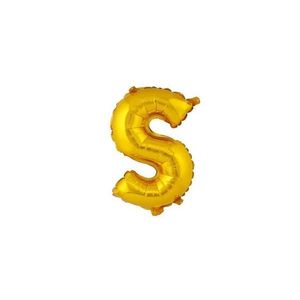 TORO Balónik písmenko "S" TORO 30cm zlatá vyobraziť