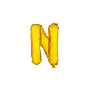 TORO Balónik písmenko "N" TORO 30cm zlatá vyobraziť