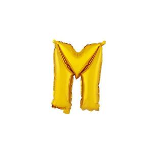 TORO Balónik písmenko "M" TORO 30cm zlatá vyobraziť