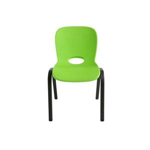 Detská stolička HDPE Dekorhome Zelená vyobraziť