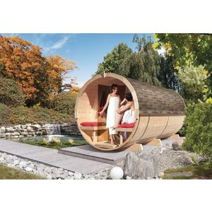 Vonkajšia fínska sudové sauna 216 x 400 cm Dekorhome vyobraziť