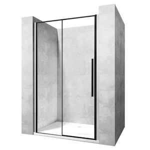 REA - Posuvné sprchové dvere Solar L/P 130 čierné REA-K6358 vyobraziť