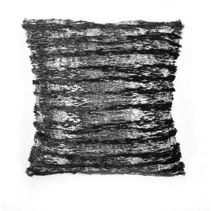 Forbyt, Povlečenie na vankúš, Strieborné pruhy, 40 x 40 cm, čierny vyobraziť