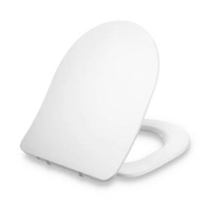 Blumfeldt Aliano, doska na toaletu, D-tvar, automatické sklápanie, antibakteriálna, biela vyobraziť