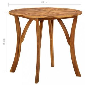 Záhradný stôl hnedá Dekorhome 85x85x75 cm vyobraziť