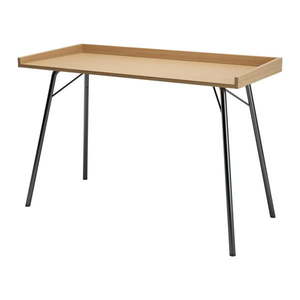 Pracovný stôl s doskou v dubovom dekore 52x115 cm Rayburn – Woodman vyobraziť