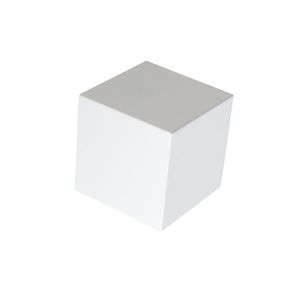 Moderné nástenné svietidlo biele - Cube vyobraziť