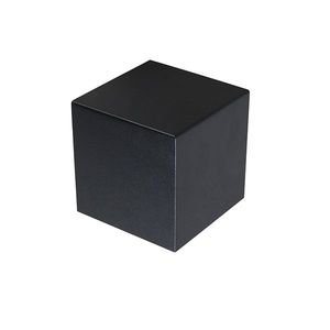 Moderné nástenné svietidlo čierne - Cube vyobraziť