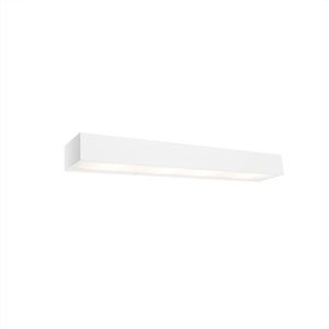 Dizajnové predĺžené nástenné svietidlo biele 60 cm - Houx vyobraziť