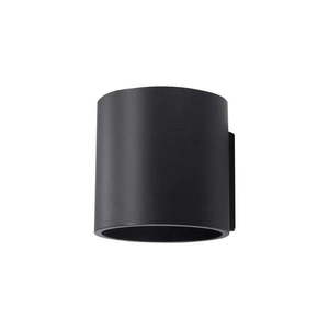 Čierne nástenné svietidlo Nice Lamps Roda vyobraziť