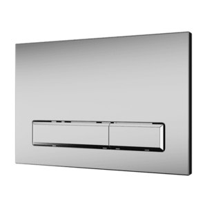 Sanela - Dvojčinné splachovacie tlačítko do rámu SLR 21, lesklý chróm vyobraziť