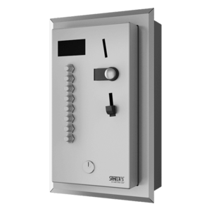 Sanela - Mincový automat pre štyri až osem spŕch – interaktívne ovládanie, zabudovaný, voľba sprchy tlačítkom vyobraziť