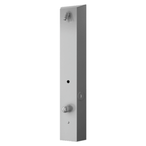 Sanela - Nerezový sprchový nástenný žetónový panel so zmiešavacou batériou, 24 V DC vyobraziť