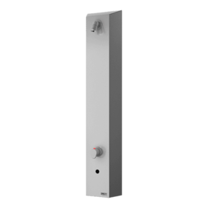 Sanela - Nerezový sprchový panel s elektronikou ALS a termostatickým ventilom, 24 V DC vyobraziť