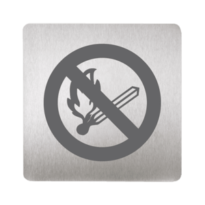 Sanela - Piktogram - zákaz otvoreného ohňa vyobraziť