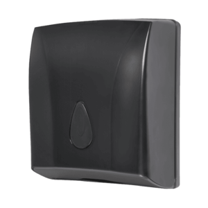 Sanela - Zásobník na skladané papierové uteráky, materiál čierny plast ABS vyobraziť