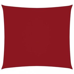 Tieniaca plachta štvorcová 2 x 2 m oxfordská látka Dekorhome Červená vyobraziť