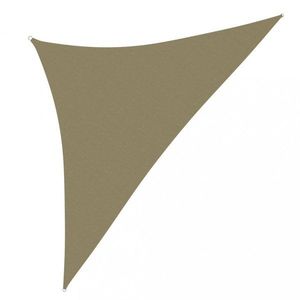 Tieniaca plachta trojuholníková 3, 5 x 3, 5 x 4, 9 m oxfordská látka Dekorhome Béžová vyobraziť