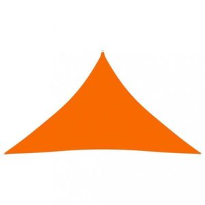 Tieniaca plachta trojuholníková 3, 5 x 3, 5 x 4, 9 m oxfordská látka Dekorhome Oranžová vyobraziť