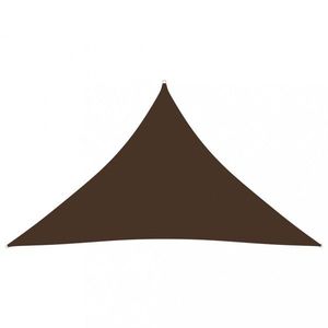 Tieniaca plachta trojuholníková 5 x 5 x 6 m oxfordská látka Dekorhome Hnedá vyobraziť