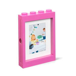 Ružový rámček na fotku LEGO®, 19, 3 x 26, 8 cm vyobraziť