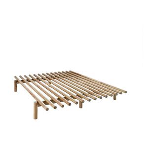 Dvojlôžková posteľ z borovicového dreva s roštom 140x200 cm Pace – Karup Design vyobraziť