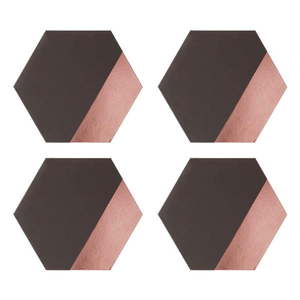 Prestieranie z umelej kože a kartónu v súprave 4 ks 26x30 cm Geome – Premier Housewares vyobraziť