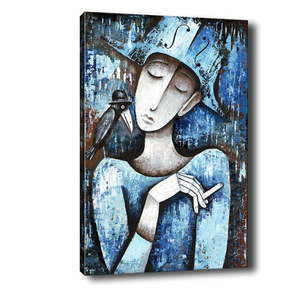 Obraz Tablo Center Girl With Cigarette, 40 × 60 cm vyobraziť