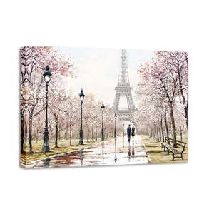 Obraz Styler Canvas Watercolor Paris Melancholy, 85 × 113 cm vyobraziť