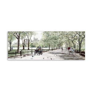 Obraz Styler Canvas Watercolor Central Park II, 60 × 150 cm vyobraziť