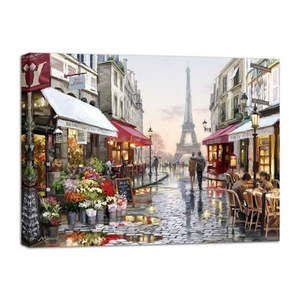 Obraz Styler Canvas Watercolor Paris I, 85 × 113 cm vyobraziť
