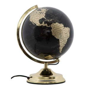 Stolová lampa v tvare glóbusu Mauro Ferretti Globe, ø 25 cm vyobraziť