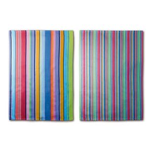 Súprava 2 bavlnených utierok Remember Purple Stripes, 70 × 50 cm vyobraziť
