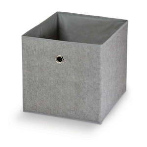 Sivý úložný box Domopak Stone, 32 x 32 cm vyobraziť