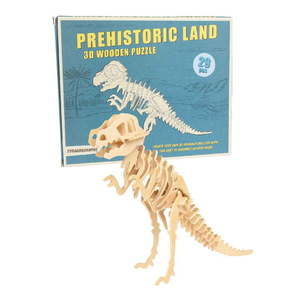 Drevené 3D puzzle dinosaurus Rex London Tyrannosaurus vyobraziť