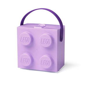 Fialový úložný box s rukoväťou LEGO® vyobraziť