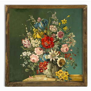 Nástenný obraz Vintage Flowers, 50 × 50 cm vyobraziť
