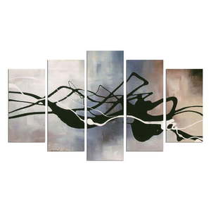 Viacdielny obraz Black Lines, 110 × 60 cm vyobraziť