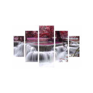 Viacdielny obraz Waterfall, 92 × 56 cm vyobraziť