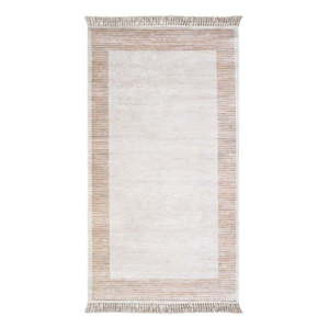 Hnedo-béžový koberec Vitaus Hali Ruto, 50 × 80 cm vyobraziť